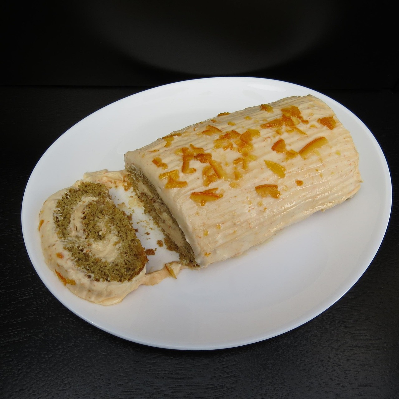 pie, sponge cake roll, pumpkin biscuit, cream, orange, cake shop, pumpkin, pie, pie, pie, pie, pie, sponge cake roll